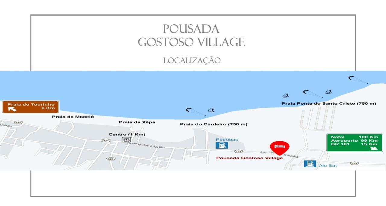 Pousada Gostoso Village Сан-Мигел-ду-Гостозу Экстерьер фото